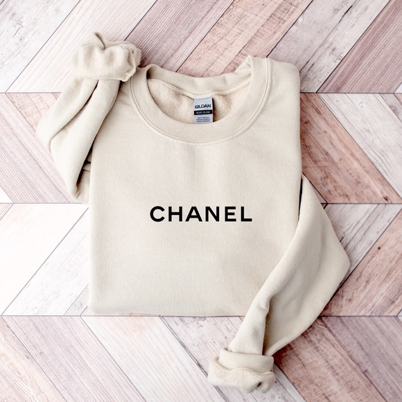 Gildan Tops - Chanel Graphic Sweatshirt